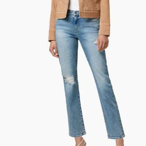 Nwt JOE'S The Lara Mid Rise Cigarette Crop- Fairway Destruct JEANS SIZE 29 30 31